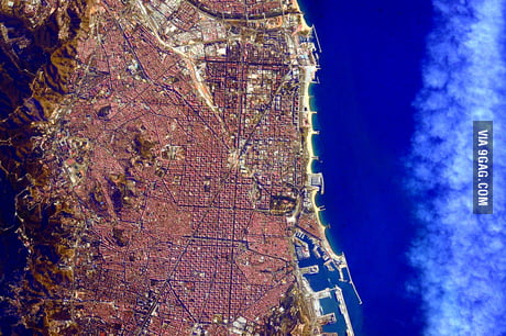 Barcelona from Space