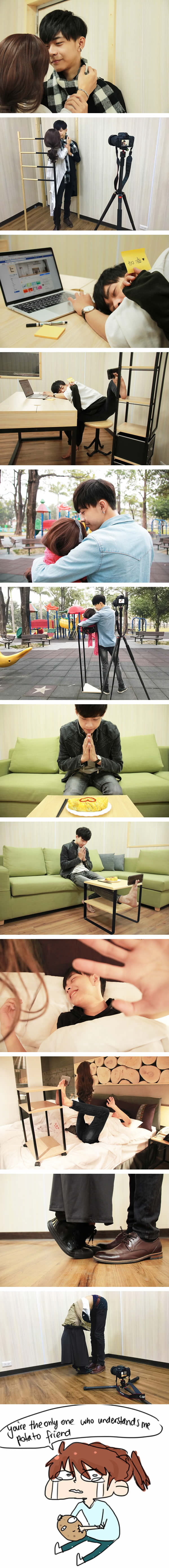 How To Make Use Of Furniture To Take Romantic Pics On Valentine's Day