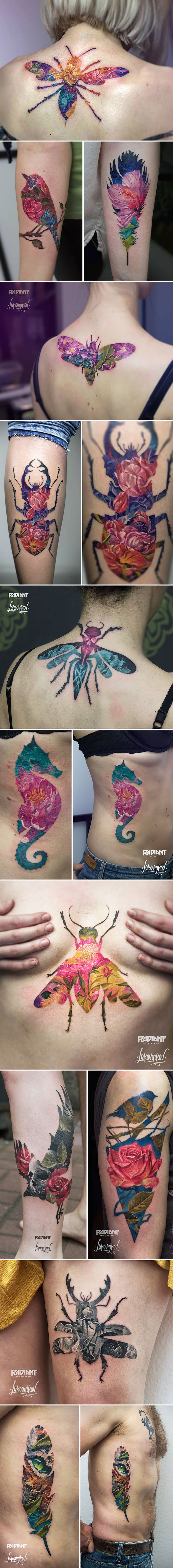 Double exposure tattoos are now a thing