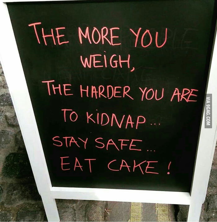 Eat cake, be safe!