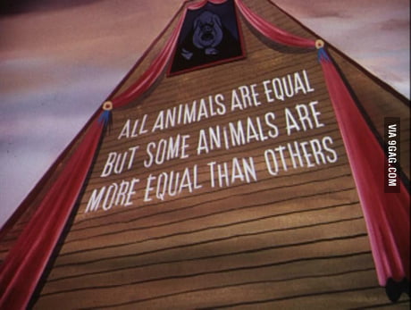 Pigs are more equal