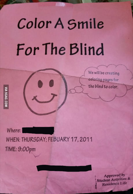 coloring for the blind