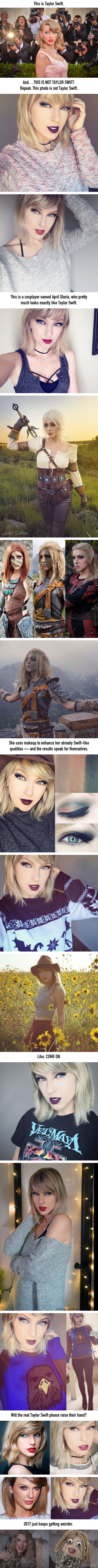 This cosplayer might be the most convincing Taylor Swift lookalike yet