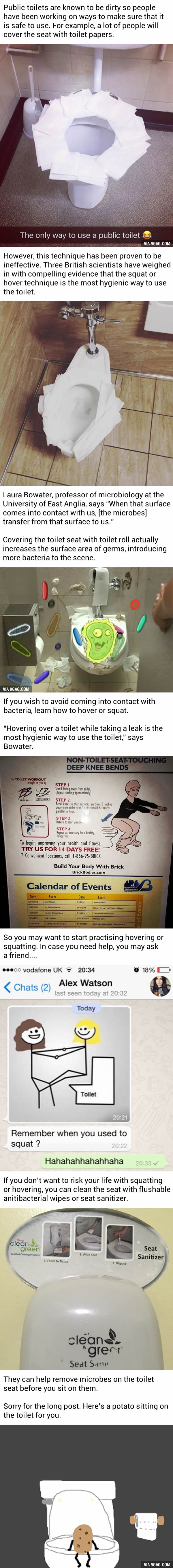 What Is The Most Hygienic Way To Use A Toilet? Scientists Have Found The Answer