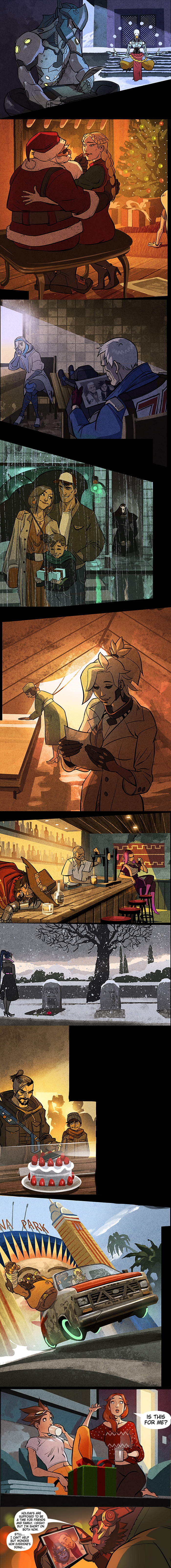 In case you missed it : What christmas looks like for Overwatch heroes
