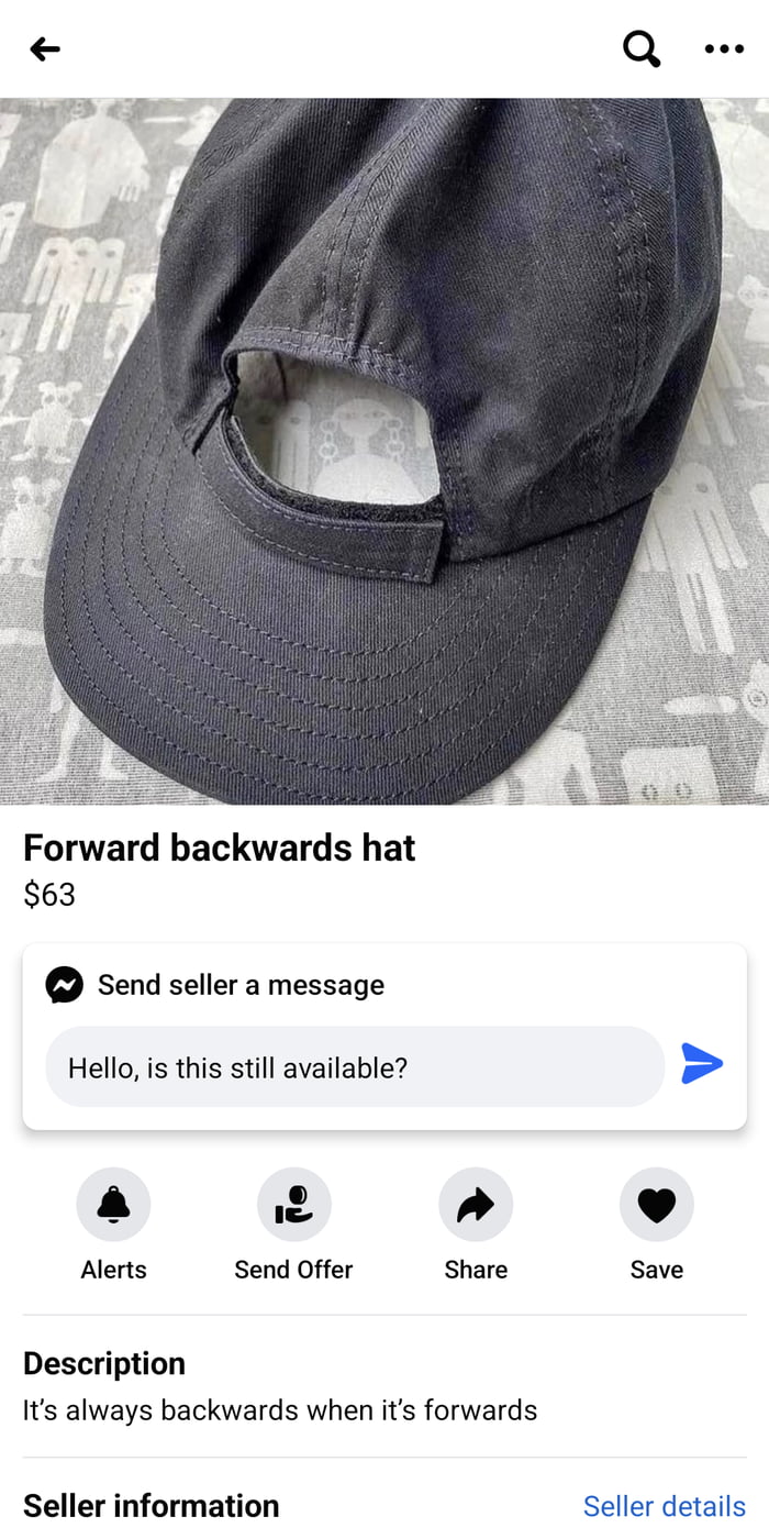 Forwards Backwards Hat Gag