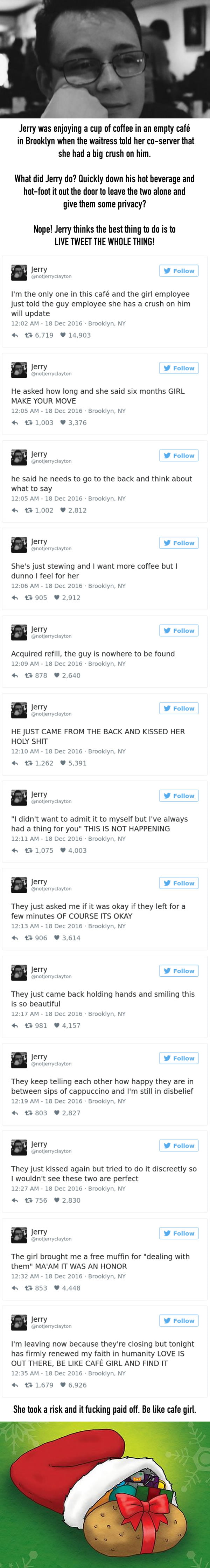 When This Girl Asked Out A Barista, A Customer Secretly Live Tweeted Their Conversation