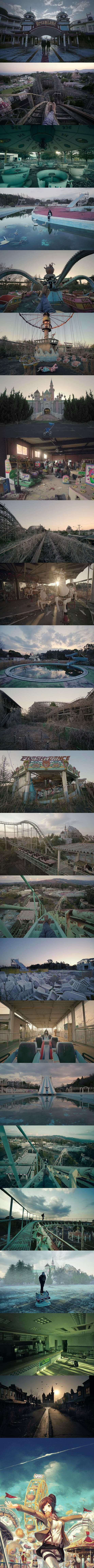 Welcome to DreamLand. An Abandoned theme park in Nara, Japan (By Victor Habchy)