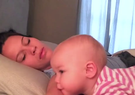 You can't sleep like a baby.. with a baby