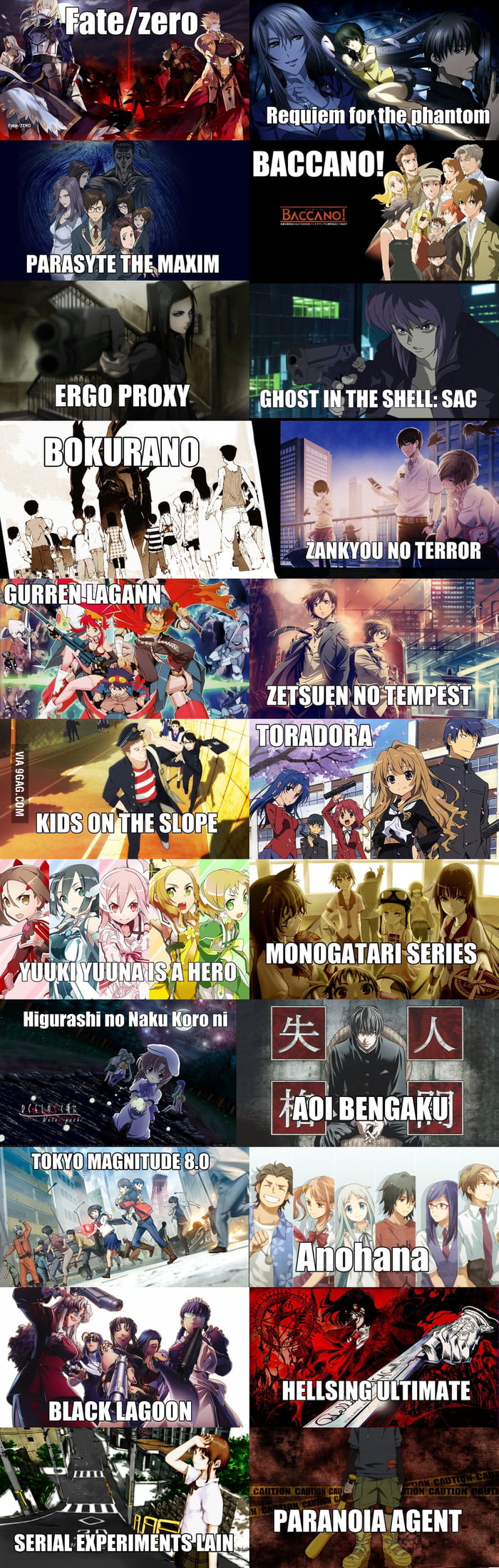 List of really good and mature anime I watched that I can't recommend enough in case if you have nothing to watch (part II)