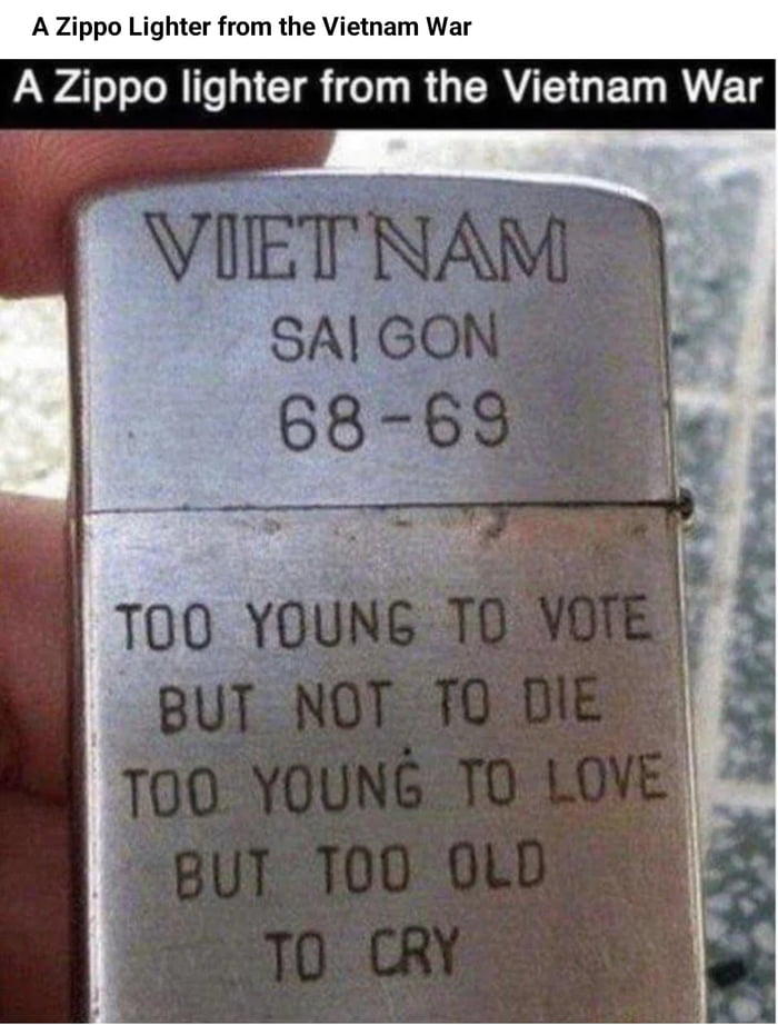 A Zippo Lighter From The Vietnam War 9GAG