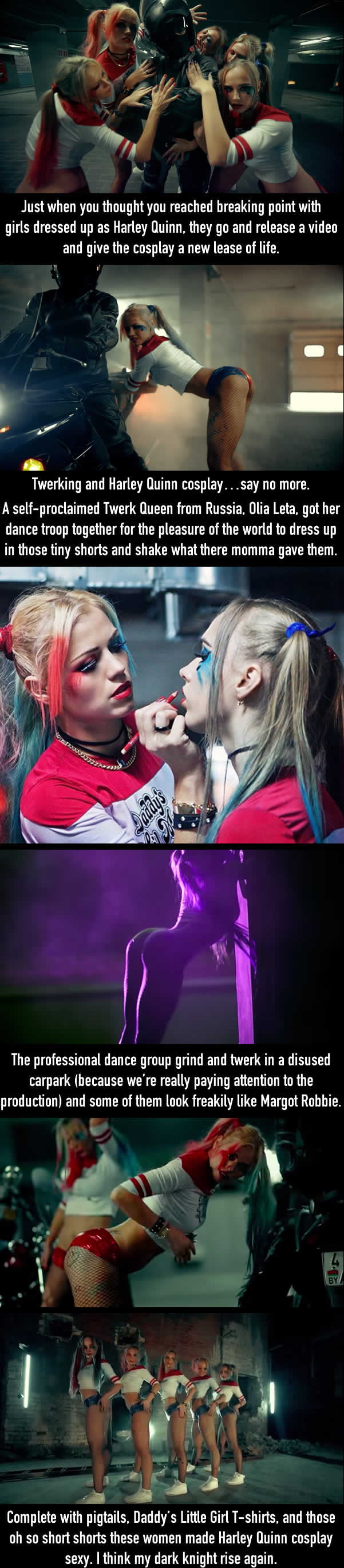 Russian Dancers Twerk In Harley Quinn Costumes Because It’s 2016