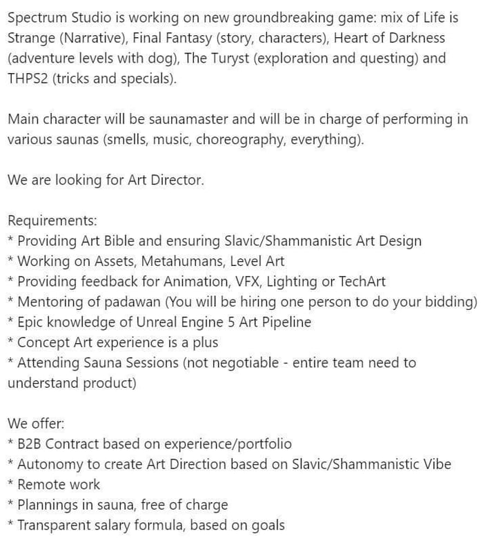 Game Developer Requires Naked Sauna Sessions With Employees 9GAG