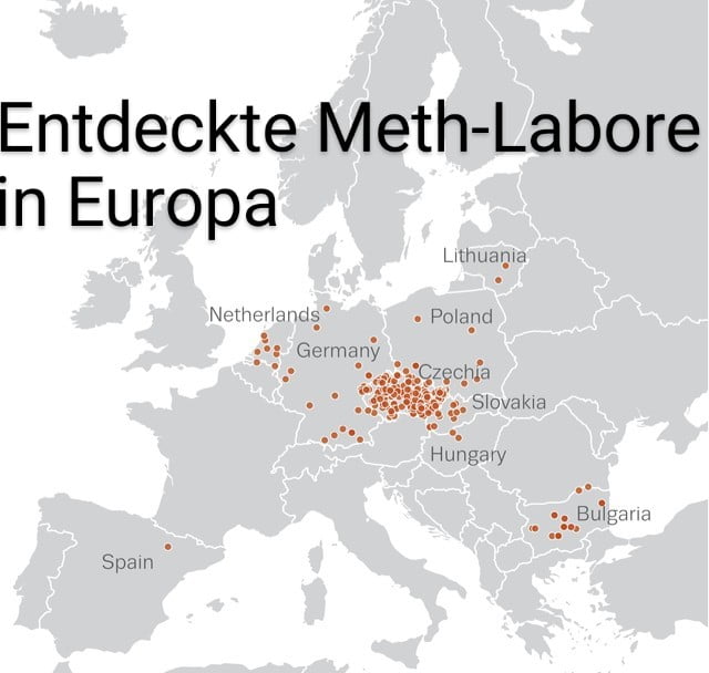 Detected Meth Labs In Europe Wtf Czechia Gag