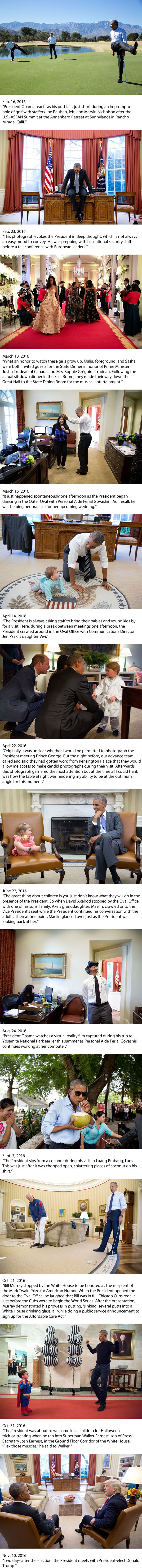 White House Photographer (Pete Souza) Shares Final 2016 Photos As Obama Prepares To Leave The Office