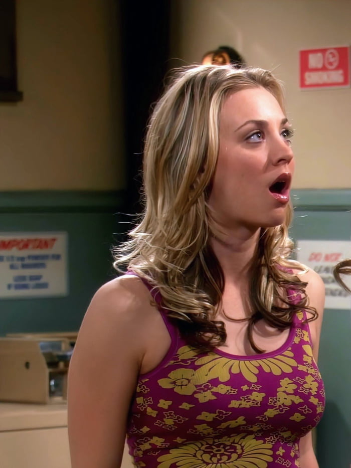 Kaley Cuoco Mouth Wide Open 9GAG