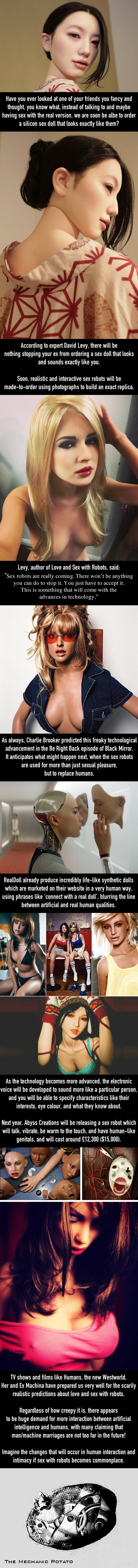 Soon You’ll Be Able To Order Sex Dolls Which Look Like People You Know
