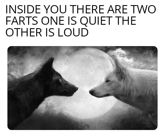 Two Wolves 9GAG