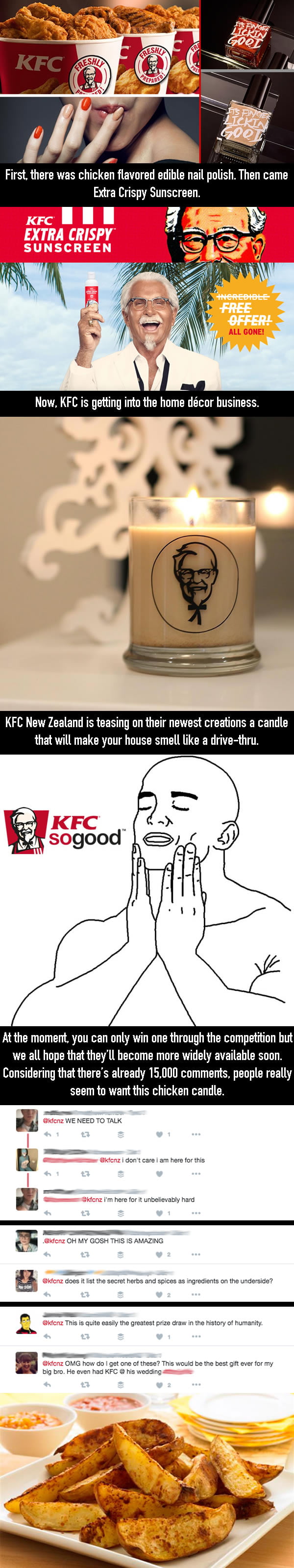 KFC Releases Scented Candle If You Want Your House To Smell Like Fried Chicken