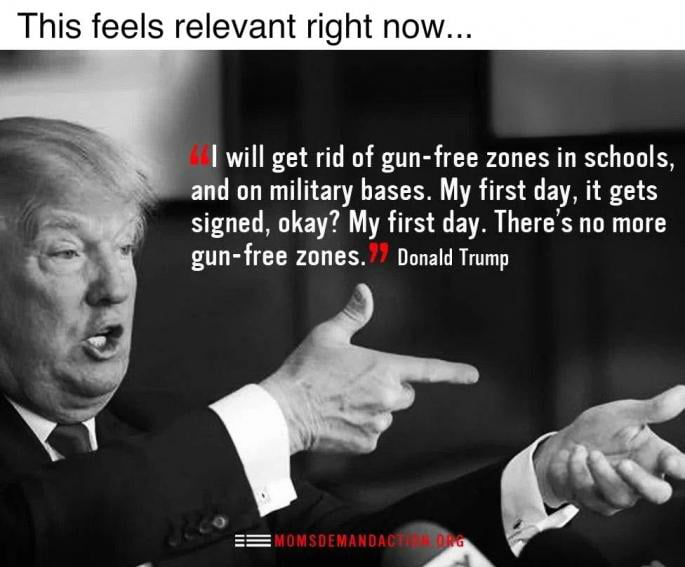 Except At The Rnc Convention Anywhere In His Vicinity The Nra