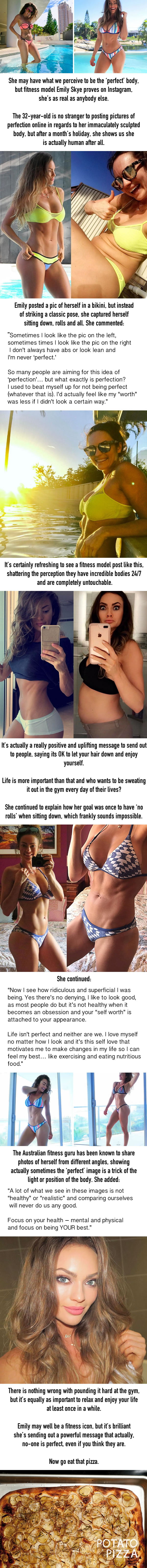 Fitness Model Shares Pic Of Her Stomach After A Holiday To Show ‘Real Life’