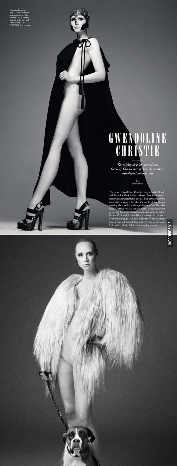 Gwendoline Christie Aka Brienne Of Tarth She S Fabulous Gag