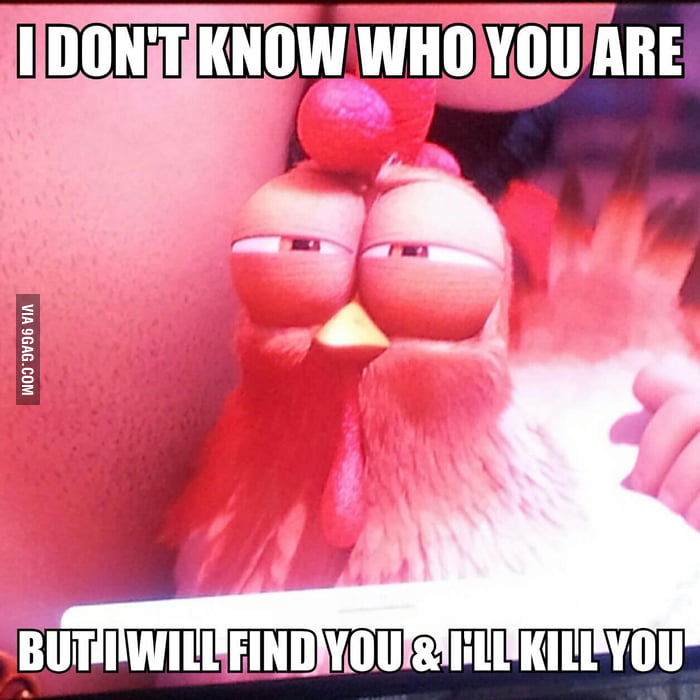 Evil chicken