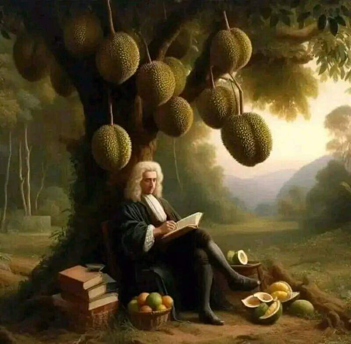 Gravity Wouldn T Be Discovered If Newton Sat Under A Durian Tree 9GAG