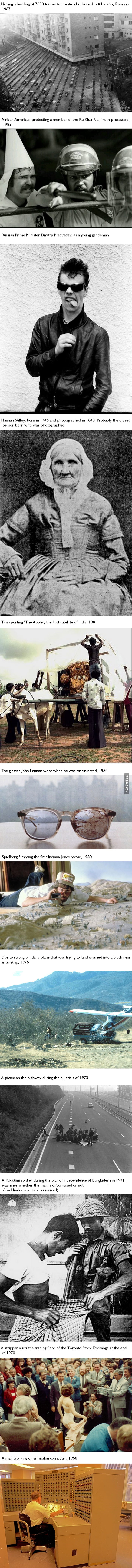 12 photographs that narrate rare moments in history that probably you did not know