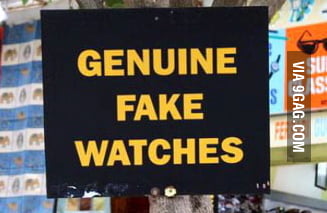 genuine fake watches