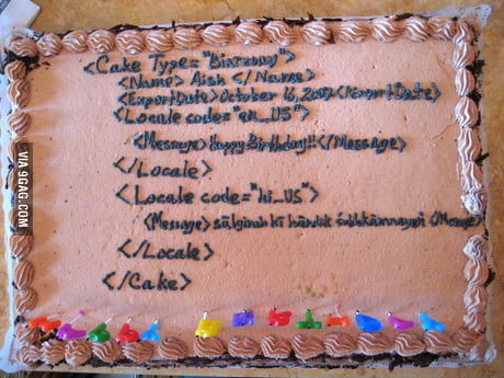 OC) Programming code cake for my husband's 40th : r/pics