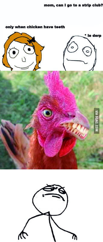 chicken teeth