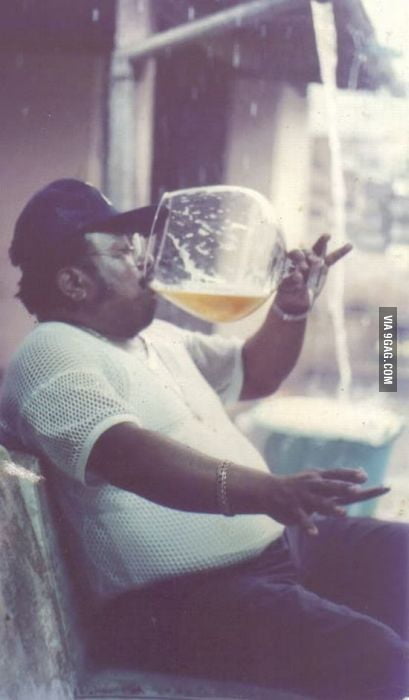 Everyday I drink ONLY one cup of beer - 9GAG