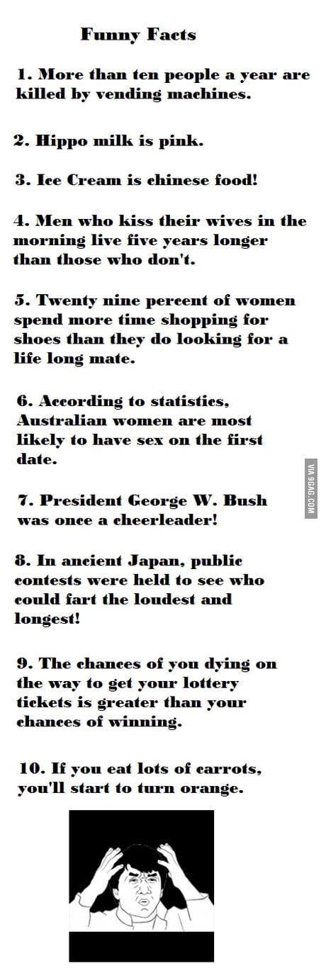 10 funny Facts - 9GAG