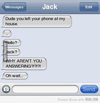 Y u no answer - 9GAG