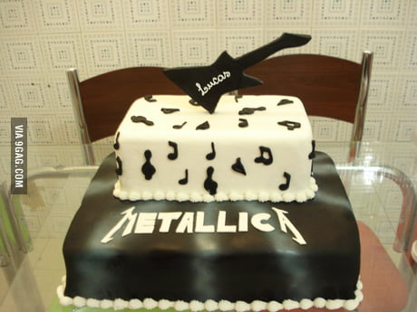 Metallica Father's Day Cake - CakeCentral.com