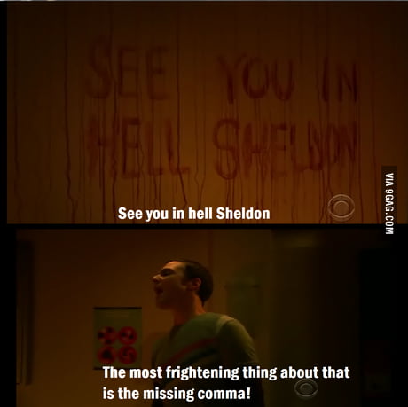 Welcome To Sheldon S Hell 9gag