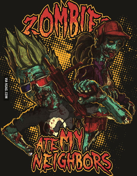 Zombies ate my Neighbors by lilfurman on DeviantArt