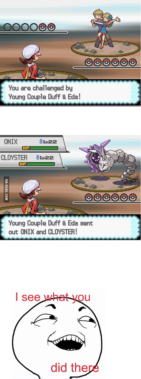 Pokemon ! Cloyster , Onix I CHOOSE YOU. - 9GAG