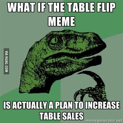 table flip meme