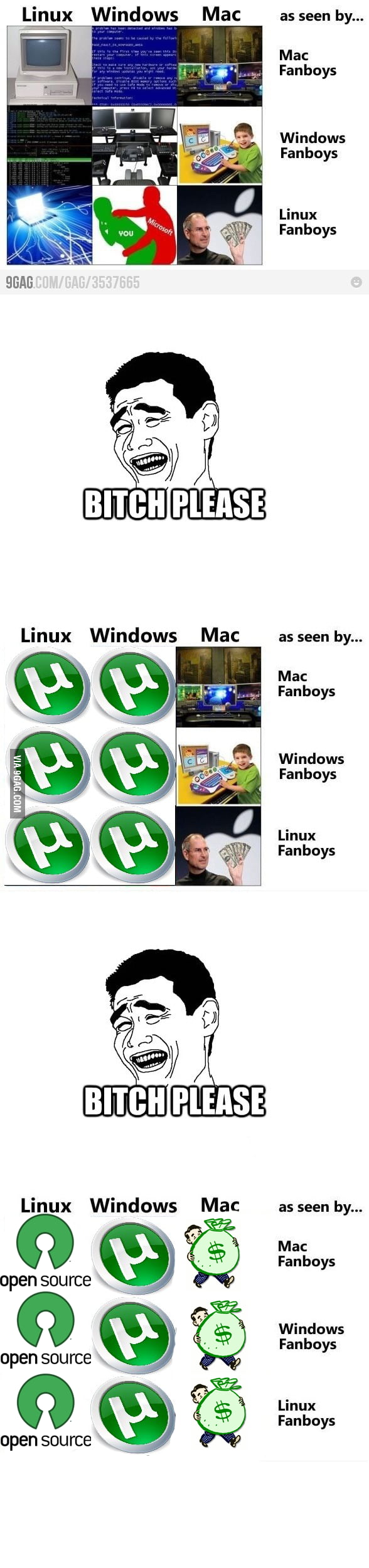 Linux Vs Windows Vs Mac 9gag 4790