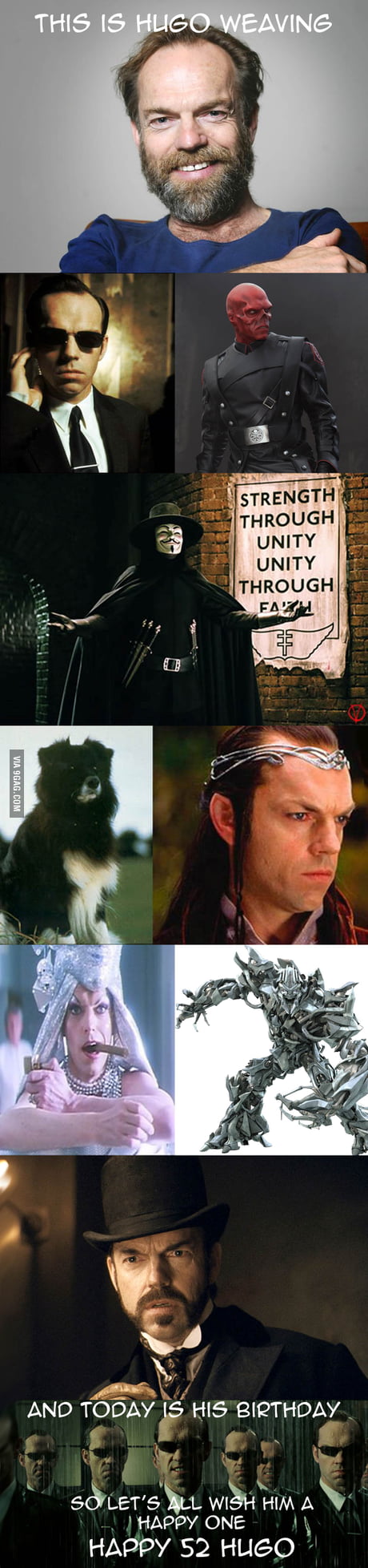 Happy Birthday, Hugo Weaving