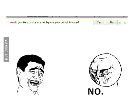 how to make internet explorer default