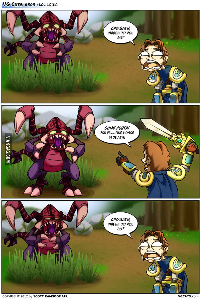 Logic lvl: League of Legends - 9GAG