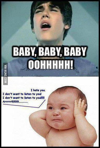 Baby Baby Baby Oh Justin Bieber 9gag
