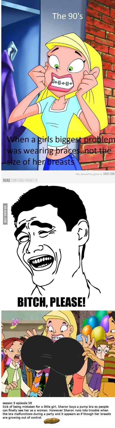 Braceface boob problem? - 9GAG