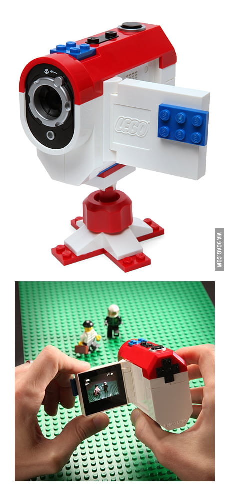 La icónica videocámara de LEGO 📹😮‍💨❤️ #lego #stopmotion #legovideo
