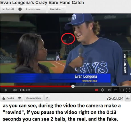 Evan Longoria's Crazy Bare Hand Catch