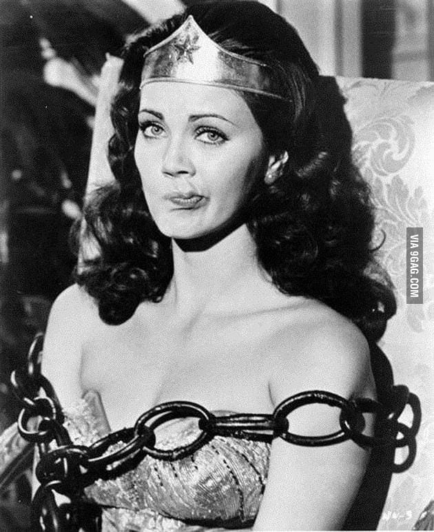 Wonder Woman Lynda Carter Is Not Impressed 9gag 1886