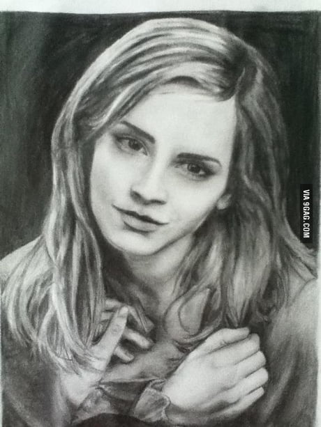Graphite pencil drawing Emma Watson - Ying's art shop - Drawings &  Illustration, People & Figures, Portraits, Female - ArtPal